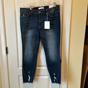 KanCan midrise ankle skinny jeans